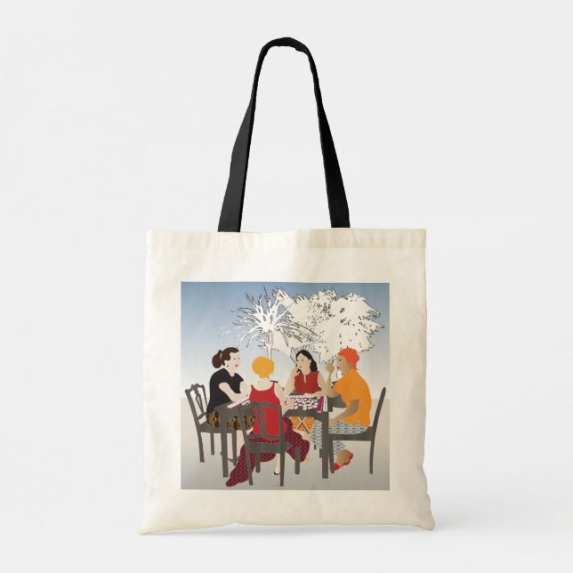 Sac fourre-tout Mah Jongg Alfresco (Dos)