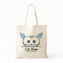 Sac fourre-tout Maman chat mignon