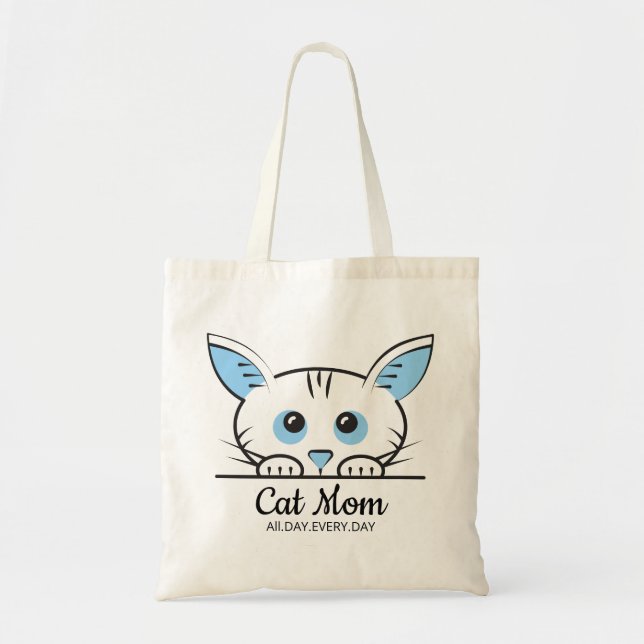 Sac fourre-tout Maman chat mignon (Devant)