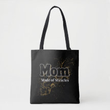 Sac fourre-tout « Maman faite de miracles » – Pour