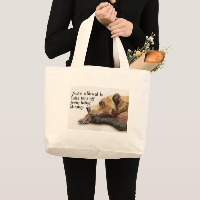 Sac fourre-tout Maman Ours (Devant (produit))
