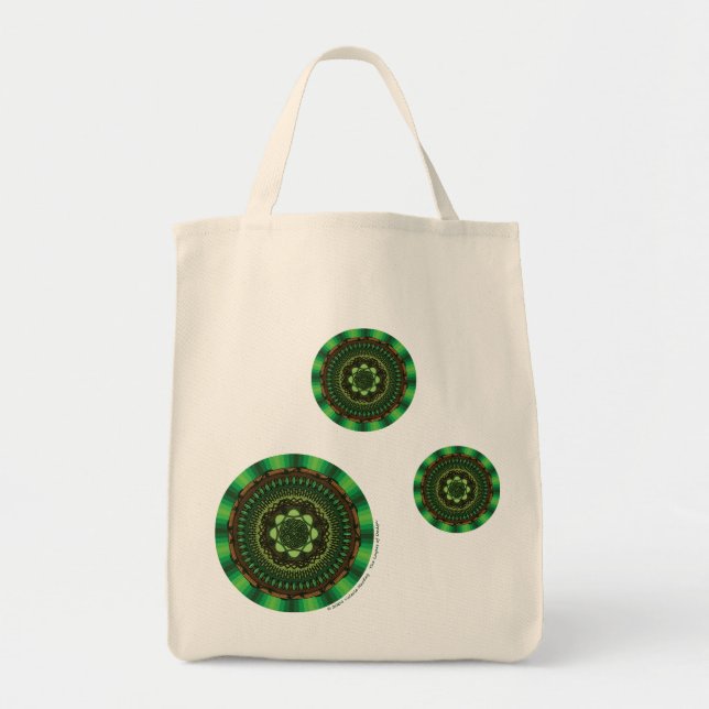 Sac fourre-tout Mandala de la Terre (Devant)