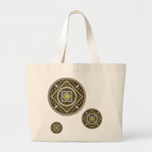 Sac fourre-tout Mandala Gemini (Devant)