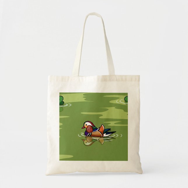 Sac fourre-tout Mandarine de près (Devant)
