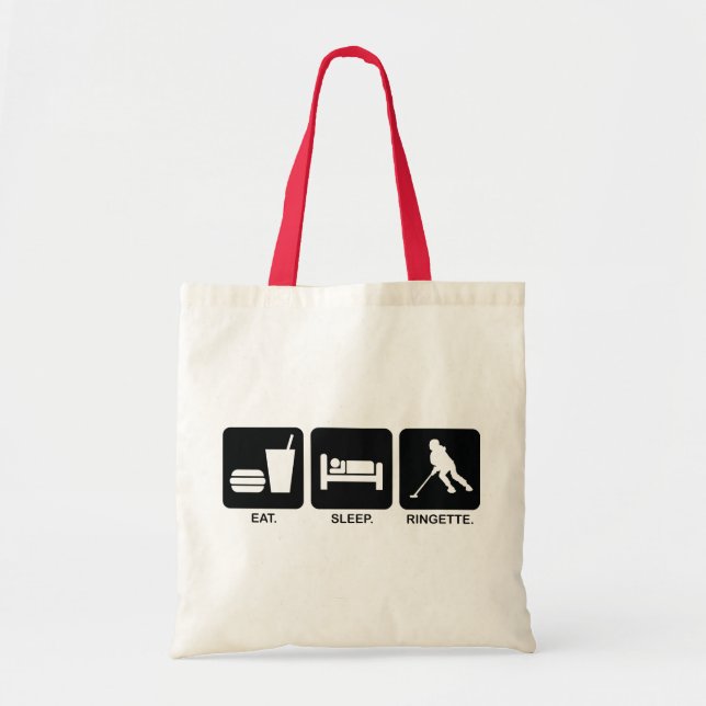 Sac fourre-tout "mangez de sommeil de Ringette (Devant)