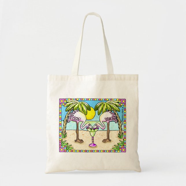 Sac fourre-tout Margarita Flamingo (Devant)