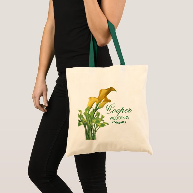 Sac fourre-tout Mariage de Charming Calla Lily (Devant (produit))