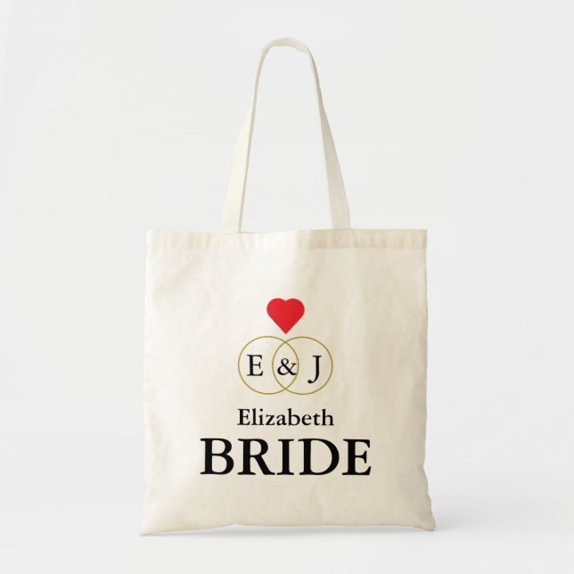 Sac fourre-tout Mariage Entwins Rings (Devant)