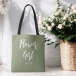Sac fourre-tout Mariage Flower Sage Green<br><div class="desc">Sac fourre-tout vert Flower Sage pour Mariage,  fête de la nuptiale,  Fête des mariées,  Bachelorette Party. Découvrez d'autres produits avec ce design dans la collection ci-dessous.</div>