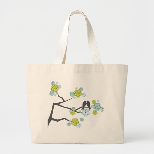 Sac fourre-tout Mariage Inséparable Blue Cherry Bl (Devant)