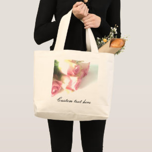 Sac fourre-tout mariage Jumbo avec rose rose rose