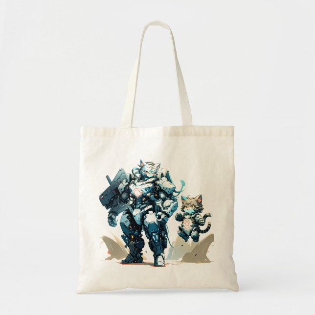 Sac fourre-tout MechaCat - American Shorthair (Devant)