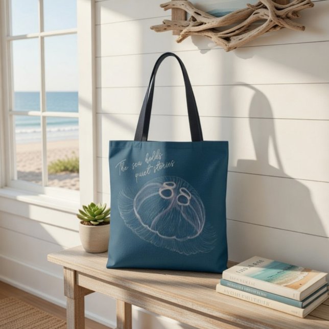 Sac fourre-tout Méduse – « La mer contient des his (Créateur téléchargé)