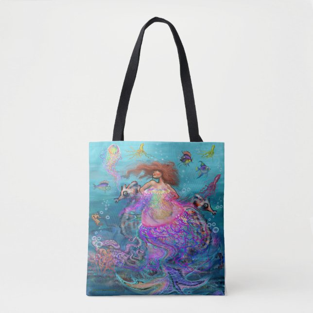 Sac fourre-tout Mermaid Jellyfish (Devant)