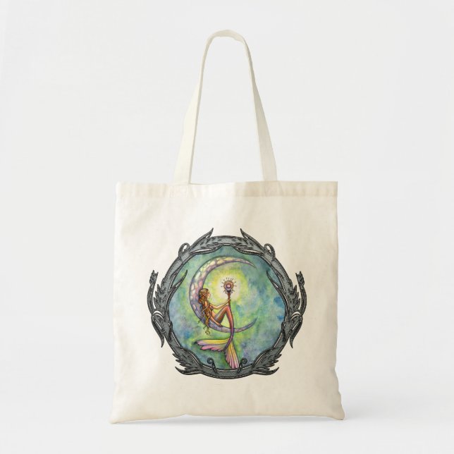 Sac fourre-tout Mermaid Moon Fantasy Art (Devant)