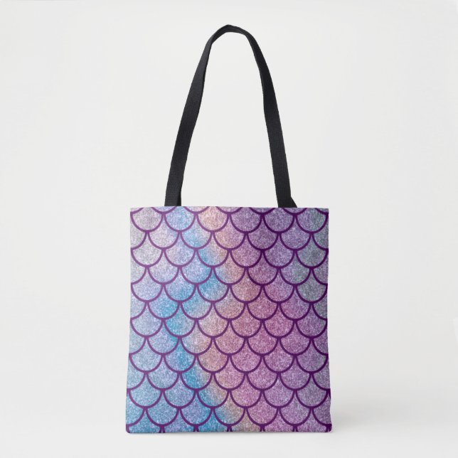 Sac fourre-tout Mermaid Shimmer Scale (Devant)
