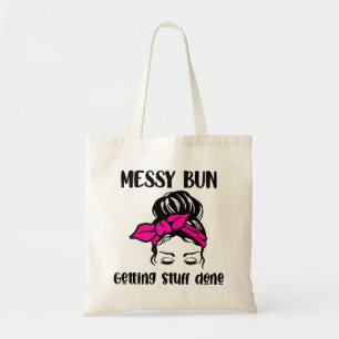 Sac fourre-tout Messy Bun Hairstyle