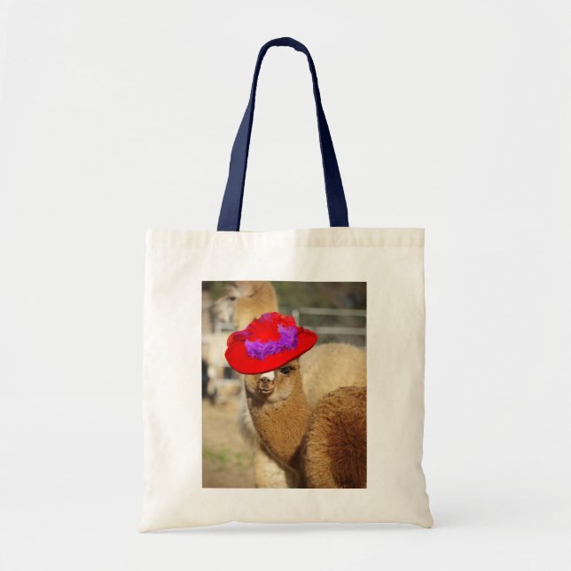 Sac fourre-tout mignon à alpaga d'animaux (Devant)