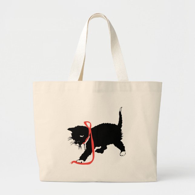 Sac fourre-tout mignon à chaton de KRW (Devant)