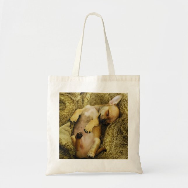 Sac fourre-tout mignon à chiwawa de sommeil (Devant)