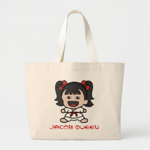 Sac fourre-tout mignon à karaté de fille de band