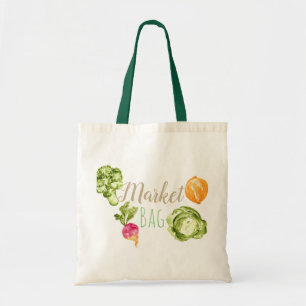 Sac fourre-tout mignon à légume du marché