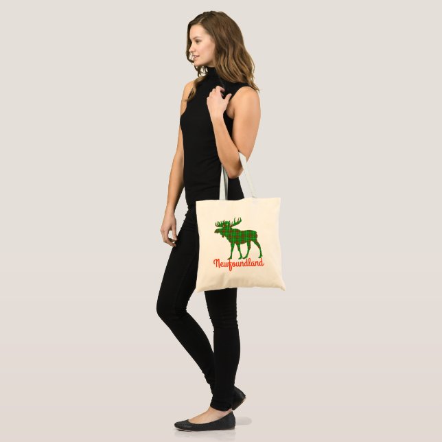 Sac fourre-tout mignon de l'orignal de Terre-Neuve (Devant (modèle))