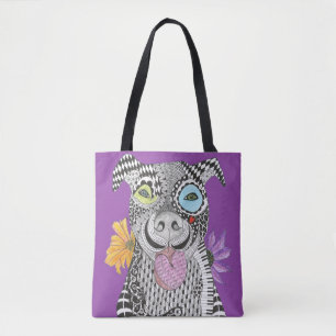 Sac fourre-tout mignon et coloré à pointes