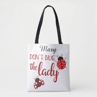 Sac fourre-tout mignon nommé fait sur commande à