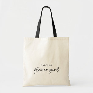 Sac fourre-tout minimaliste de Fleur de Script noi