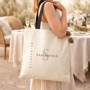 Sac fourre‑tout minimaliste pour demoiselle d'honn