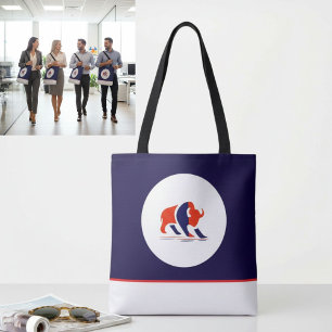 Sac fourre-tout minimaliste symbole moderne