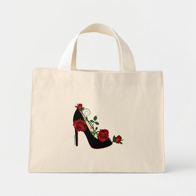 Sac fourre-tout minuscule - Rose Stiletto (Devant)