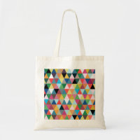 Sac fourre-tout modelé par kaléidoscope coloré