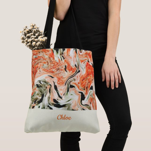 Sac fourre-tout moderne en marbre (De près)