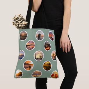 Sac fourre-tout moderne personnalisé avec collage