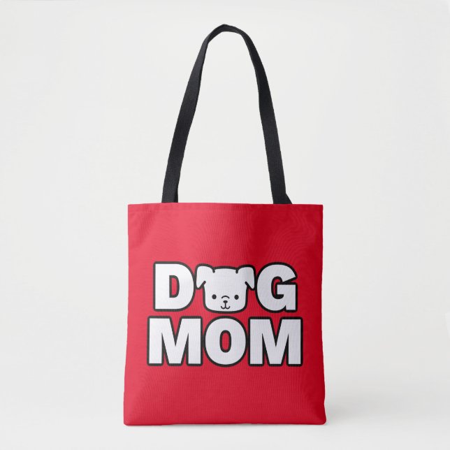 SAC FOURRE-TOUT MOM DOG (rouge) (Devant)