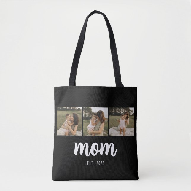 Sac fourre-tout Mom Established Script Black 3 Pho (Devant)