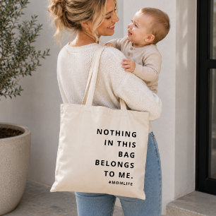 Sac fourre-tout Mom Life Cadeau de citation amus