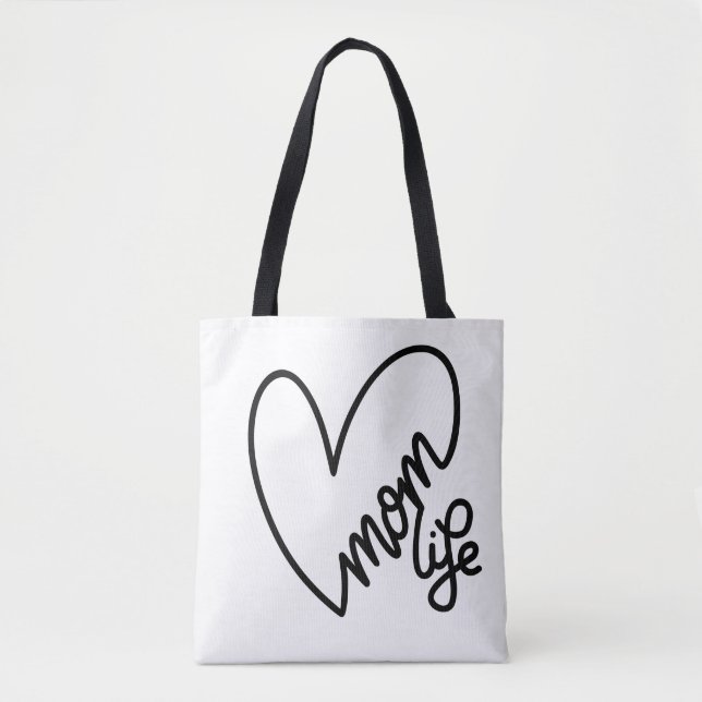 SAC FOURRE-TOUT MOM LIFE CANVAS (Devant)