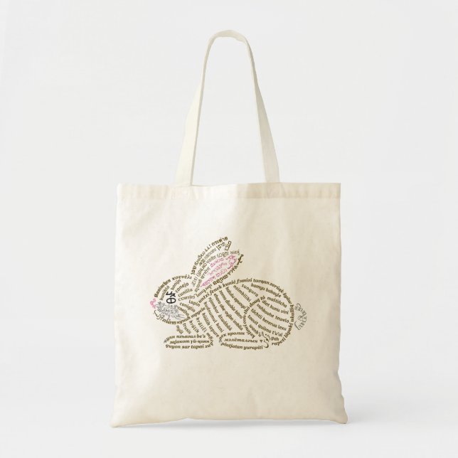 Sac fourre-tout mondial de lapin (Devant)