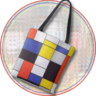 SAC FOURRE-TOUT - Mondrian Abstrait Motif de plusi
