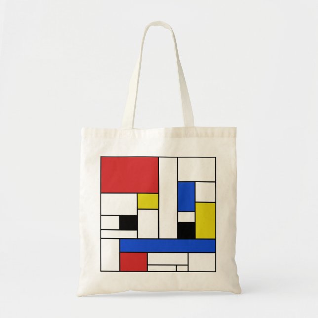 Sac fourre-tout Mondrian Lines Budget (Devant)