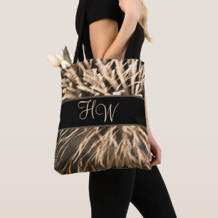 Sac fourre-tout Monogramme Brown Gold Fireworks