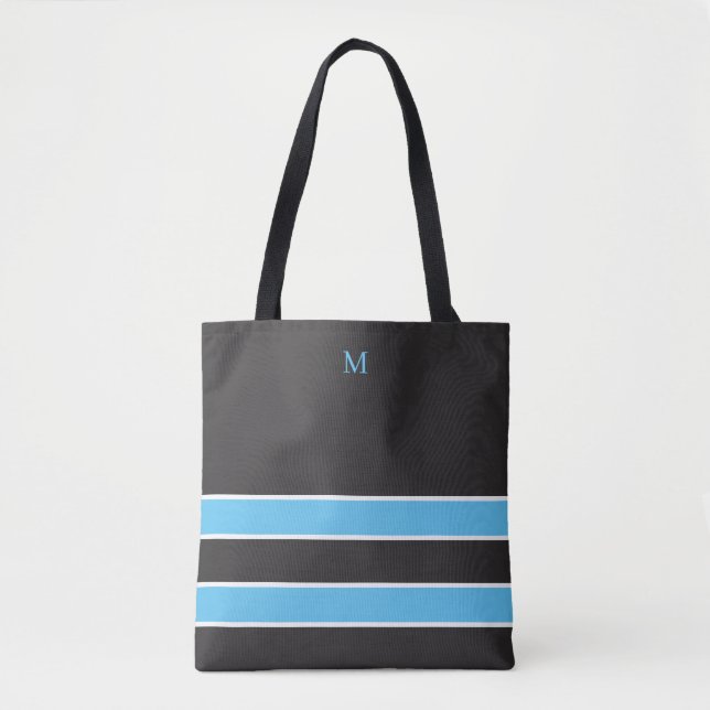 Sac fourre-tout Monogramme de style simple (Devant)
