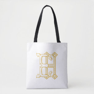 Sac fourre-tout monogramme HE ou monogramme EH