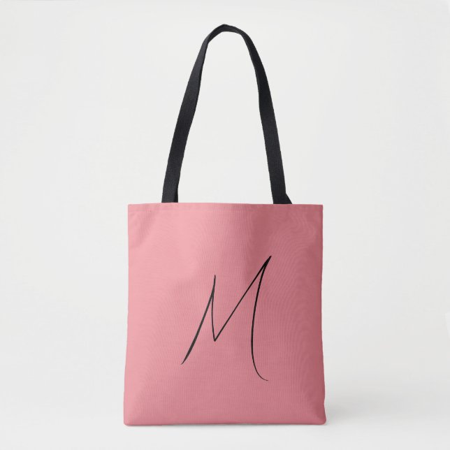 Sac fourre-tout monogramme minimal (Devant)