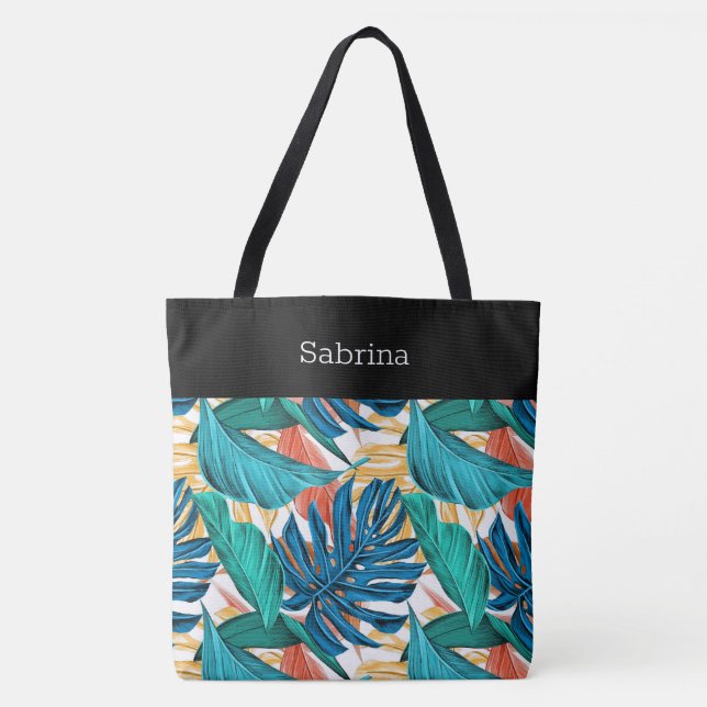 Sac fourre-tout Monogramme Tropical Chic (Devant)