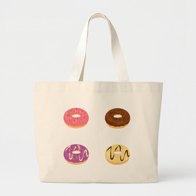 Sac fourre-tout Motif à Donut mignon (Devant)