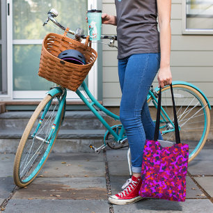 sac fourre-tout MOTIF CAMO violet